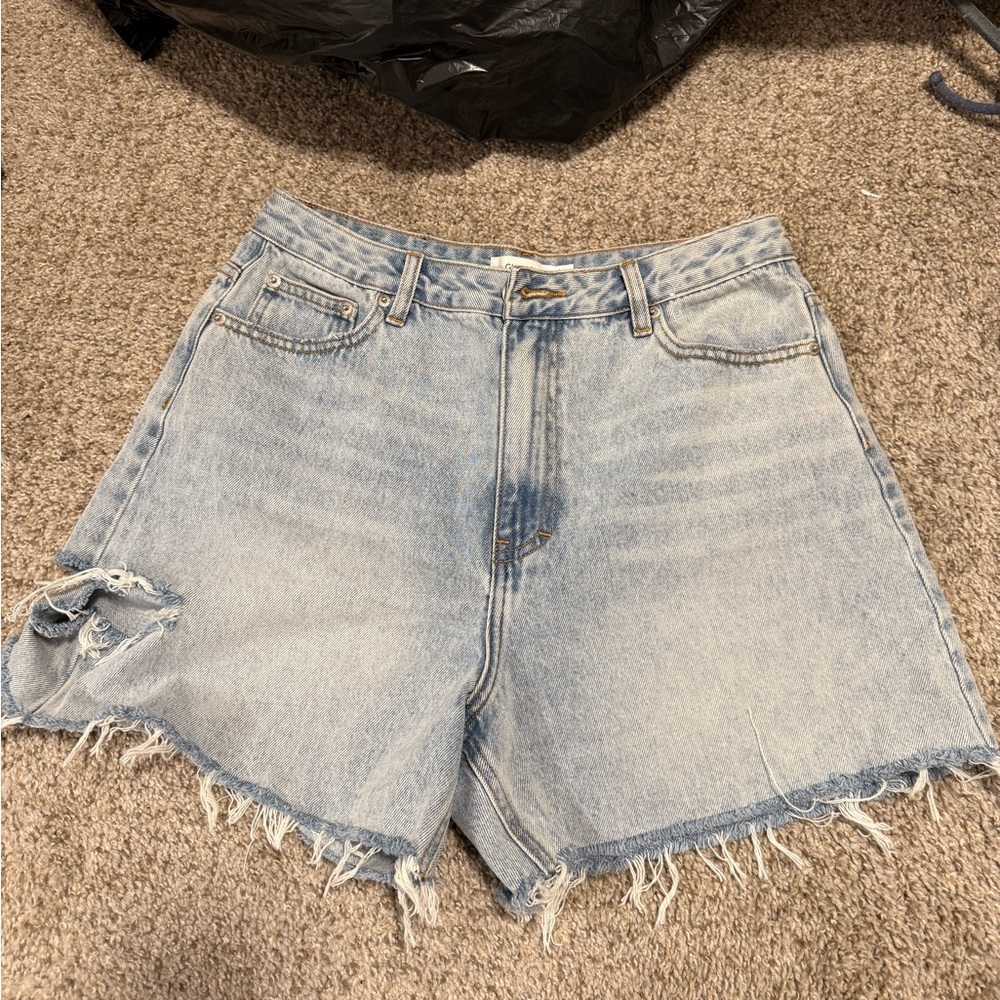 Women's Distressed Denim Shorts